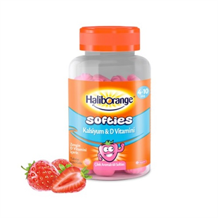 Haliborange Softies Kalsiyum & D Vitamini 60 Çiğneme Tablet