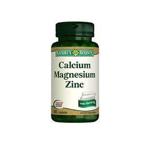 Nature's Bounty Calcium Magnesium Zinc+D3 100 Kaplet