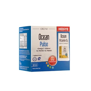 Ocean Pulse 30 Kapsül & Ocean Vitamin D3 1000 IU 50 ml Damla