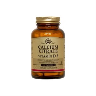 Solgar Calcium Citrate With Vitamin D 60 Tablet