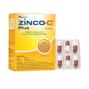 Zinco-C Plus 30 Kapsül